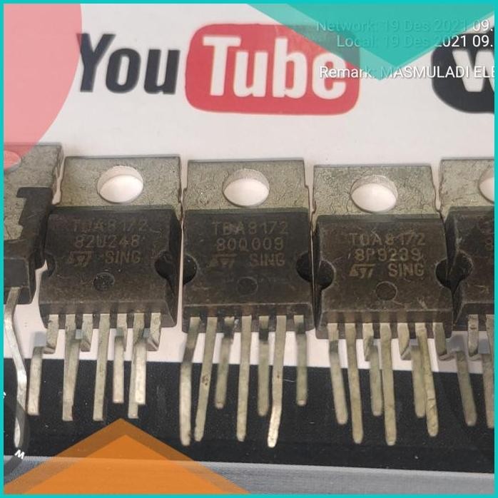 TDA8172 CABUTAN TDA8172 BEKAS TDA 8172 ORI CABUTAN 140BZ4 parts