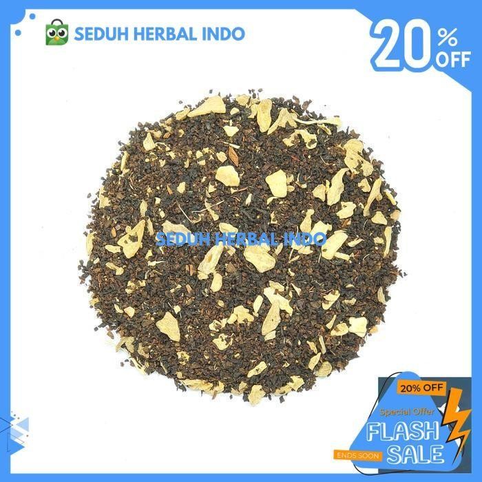 

GINGER BLACK TEA / GINGER TEA BLEND / TEH HITAM JAHE 250 GRAM BEST