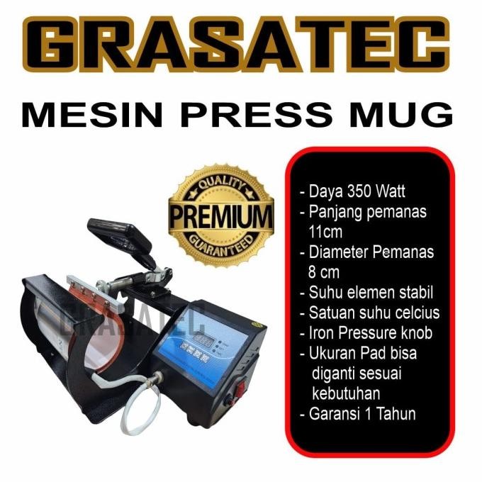 Pekan Promo | Mesin Press Sablon Mug / Gelas Standar