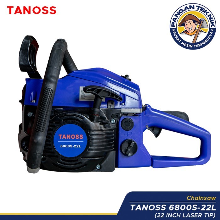 Mesin Gergaji Kayu Chainsaw 22 (Tanoss)Chain Saw 6800S Laser Tip Baja Best Quality