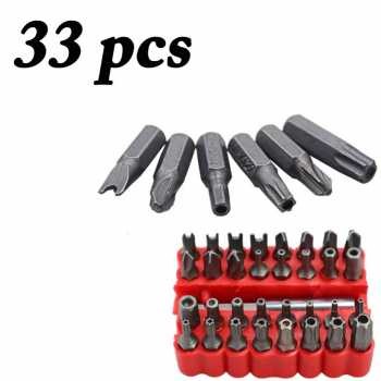 HEONYIRRY Kepala Mata Obeng Screwdriver Hollow Bit 33 PCS