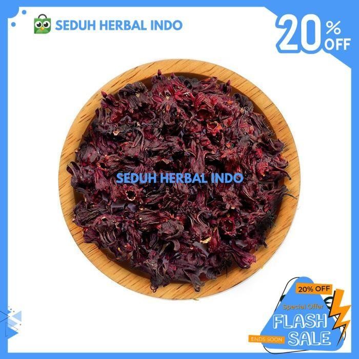 

SEDUH - BUNGA ROSELLA UNGU KERING / TEH HERBAL ROSELA FLOWER / ROSELLE