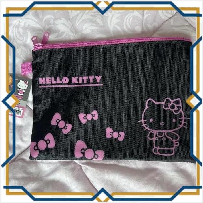 

[FUN] POUCH MAKE UP / TEMPAT PENSIL HELLO KITTY ORIGINAL SANRIO