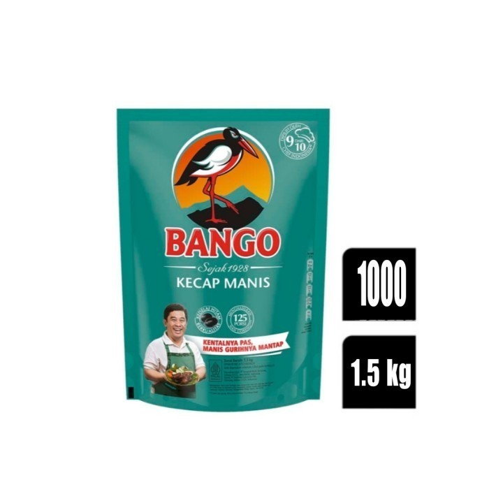 

BANGO Kecap Manis Jumbo Refill 1000 x 1.5 kg