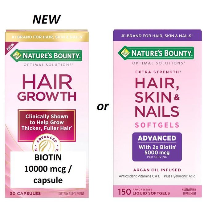 ___chans Natures Nature Natures Bounty Extra Strength Hair Skin Nails Biotin