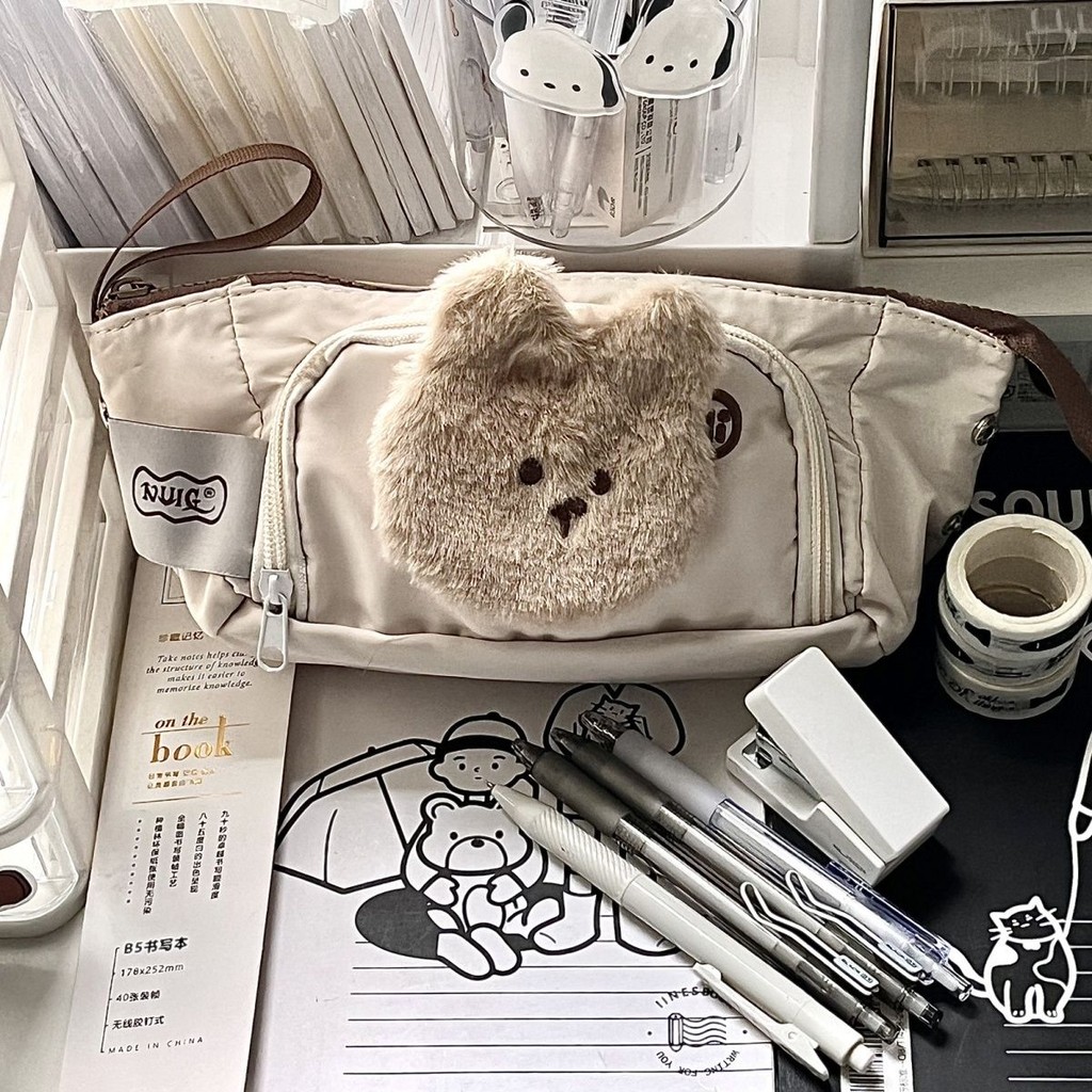 

Cute Large Capacity Student pencil case Multifunctional stationery Storage Bag