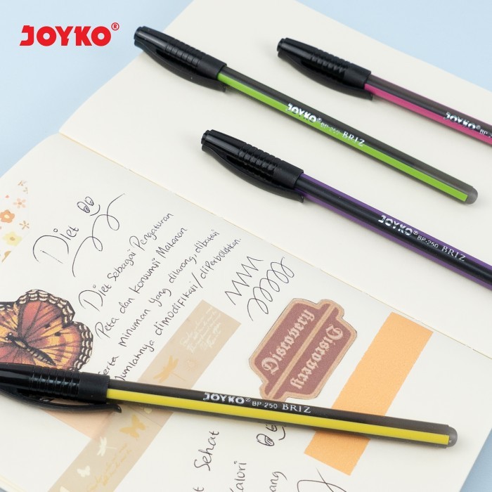 

NEW SERIES BALL PEN / PULPEN / PENA JOYKO BP-250 / BRIZ / 0.7 MM / 1 BOX 12 PCS ORIGINAL QUALITY