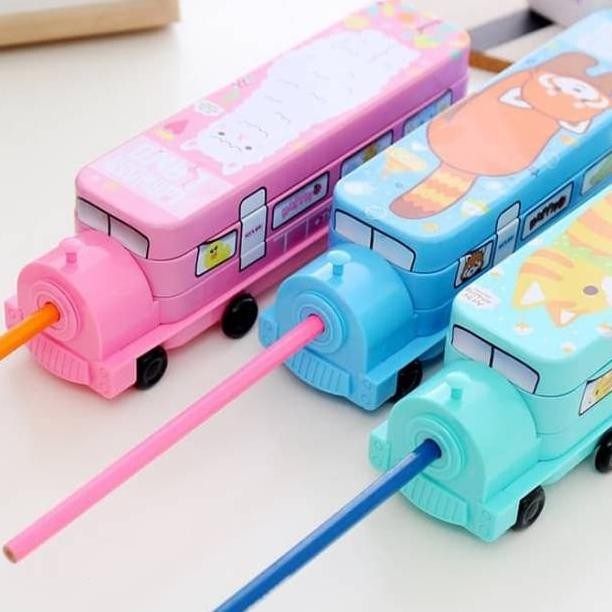 

BISA COD J3 - Tempat pensil mobil kereta 2 tingkat gh-56