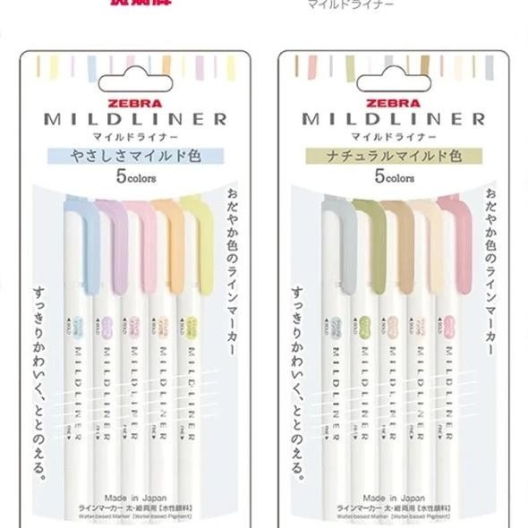 

Zebra Ldliner Gentle Natural Ld Colors Double Sided Highlighter