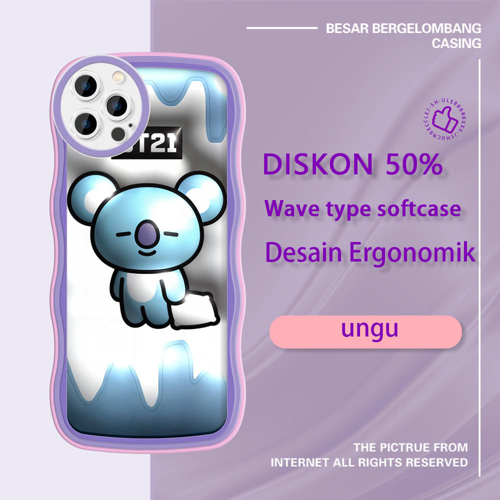 jinsouwe Samsung J2 J7 Prime Pro J7 2015 Core NXT J5 Pro 4G 2017 J3 2016  Casing Ponsel  BT21 Baby K