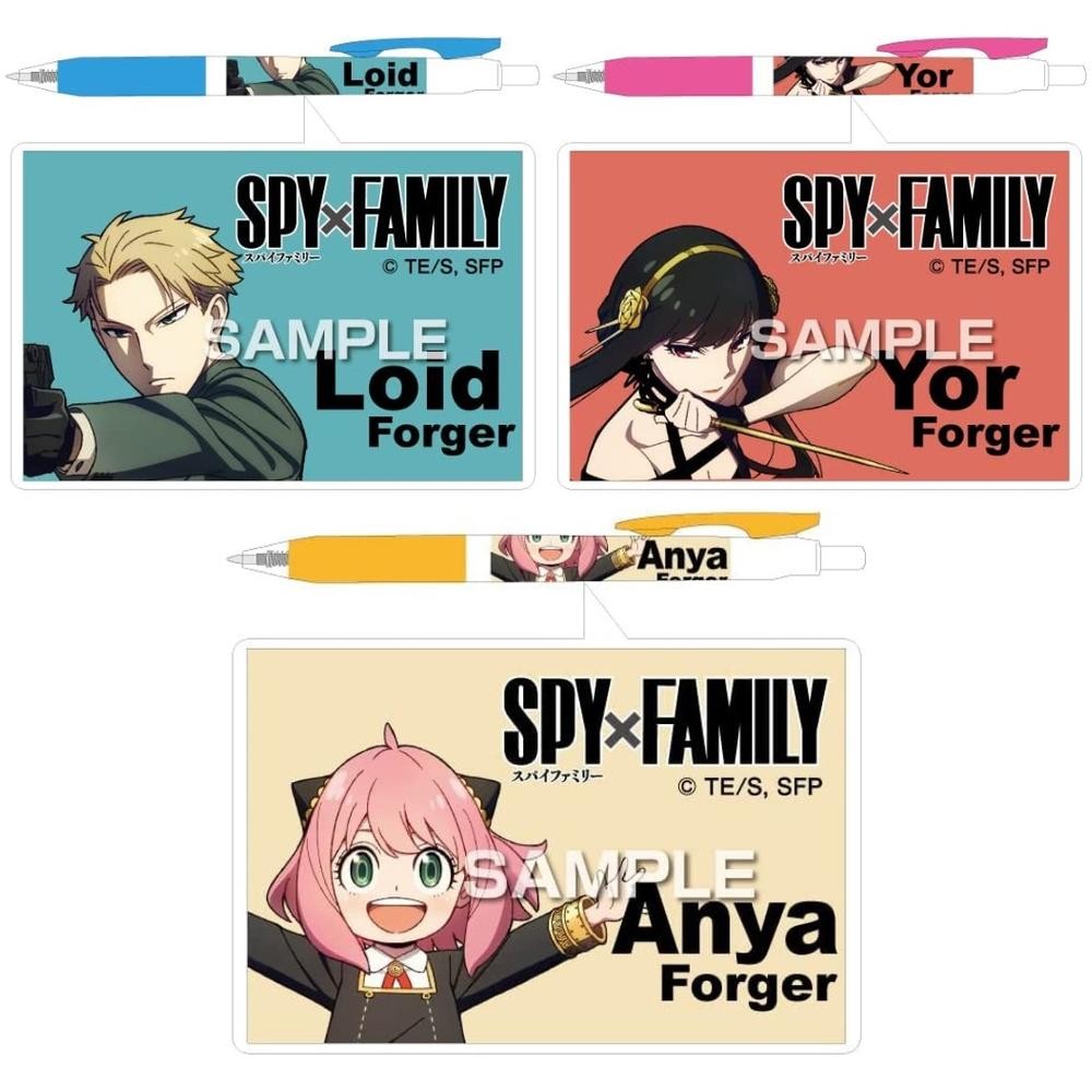 

COD Zebra Sarasa Spy x Family Loid Forger Yor Forger Anya Forger 0.5mm Gel Ink Pen Limited Edition tg-342