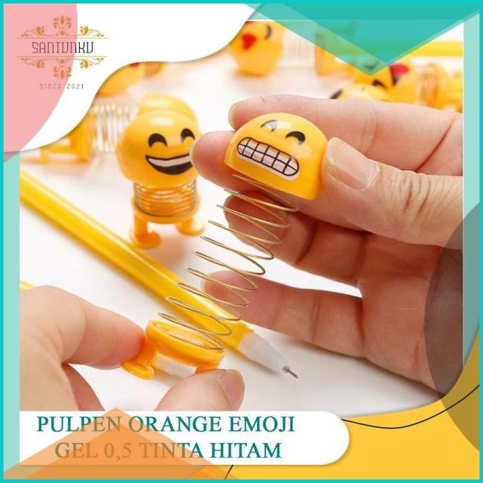 

PULPEN GEL 0.5 ORANGE - PULPEN PER EMOJI LUCU [SANTUNKU] 140BZ4 perka