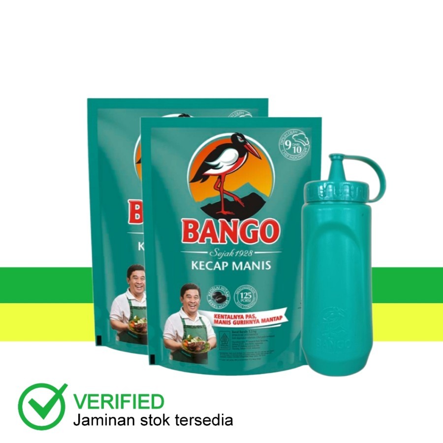 

Bango Kecap Manis Jumbo Refill 2 x 1.5 Kg