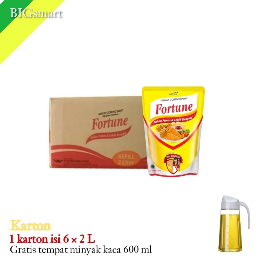 

Fortune Minyak Goreng Pouch 2 L - Karton