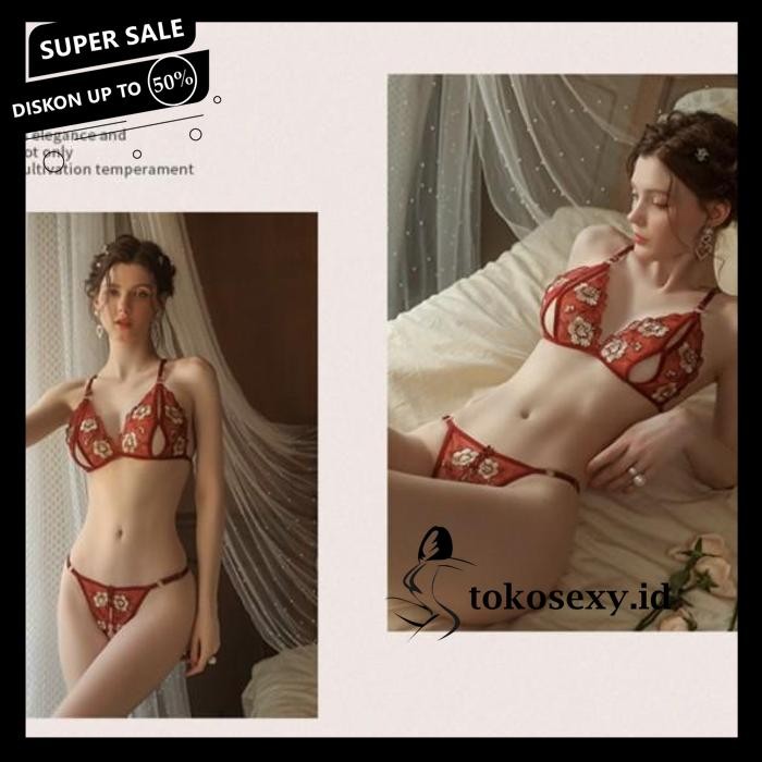 LINGERIE SEXY BRA SET TRANSPARAN OPEN BIKINI SEKSI HOT B BEST PRODUCT
