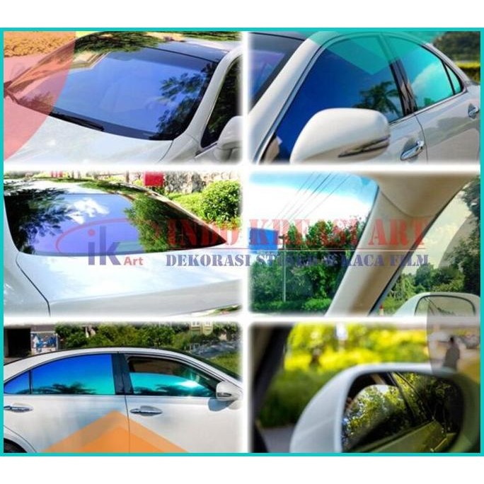 KACA FILM PELANGI CHAMELEON BUNGLON SPARTA UNTUK MOBIL GEDUNG 2 PLY 1