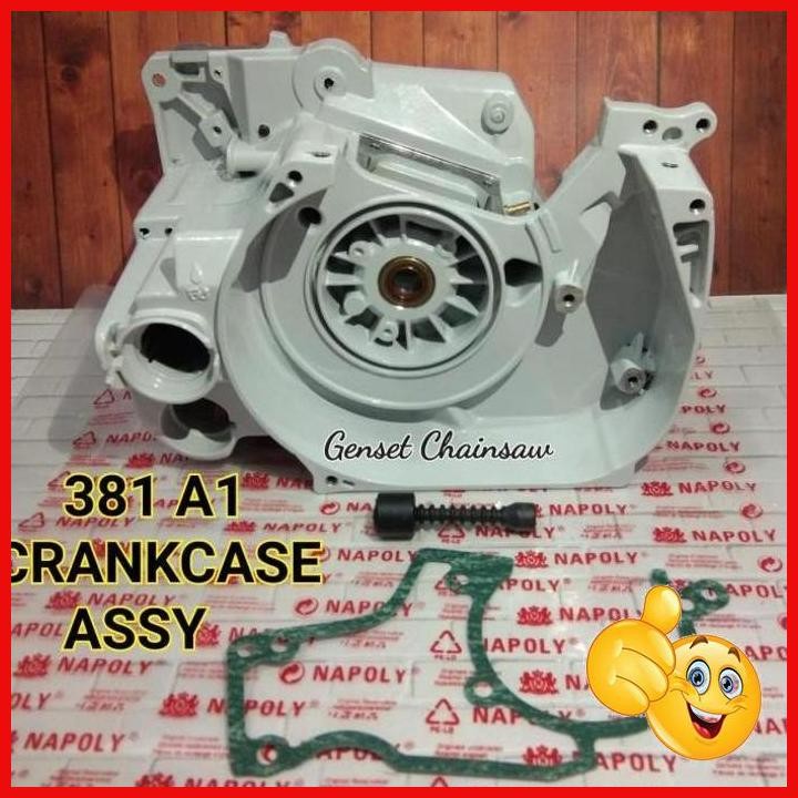 [TSP] CRANKCASE ASSY BODY MESIN KOMPLIT MS381 381 038 MS 0380 A-1 CHAINSAW