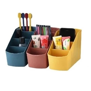 

Kotak Tempat Alat Tulis 4 Sekat Tempat Penyimpanan Pensil Pulpen Sekat Box Storage Organizer