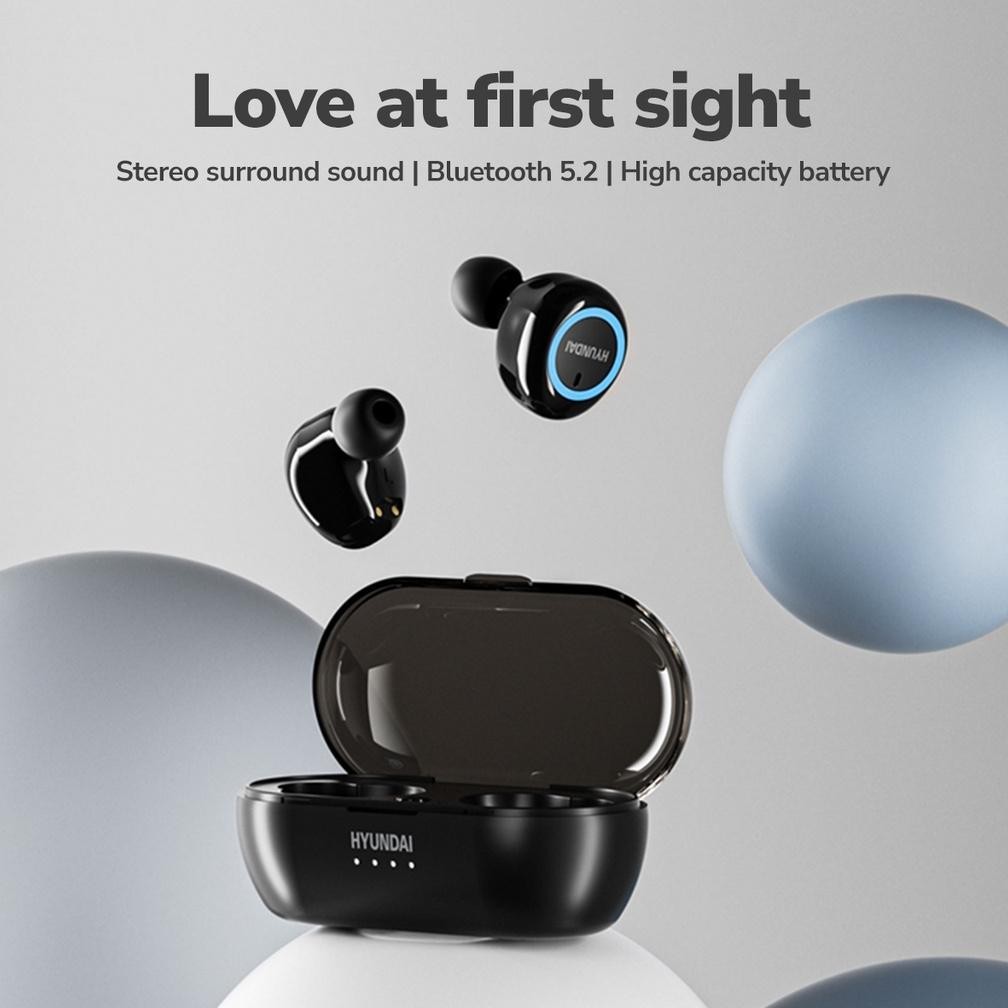 Terbaru Supernova X Hyundai T21 Bluetooth Earphone Tws Headset Earbuds Earphone V5.3 Stereo Bass Hea