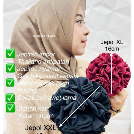 Luar Biasa Jepitan Cepol Hijab Jumbo Jepit Cepolan Hijab Jepit Rambut Cepol Hijab