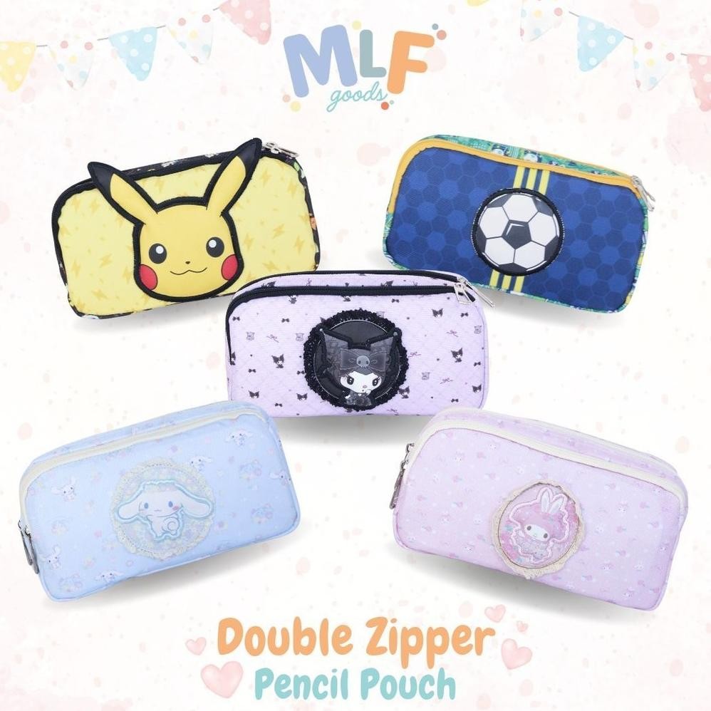 

Terlaris Mlf Goods - Double Zipper Pencil Case Tempat Pensil Anak Terlaris