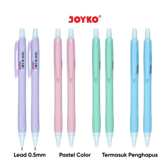 

Mechanical Pencil Pensil Mekanik Joyko MP-52 0.5 mm / Pensil Mekanik WARNA PASTEL