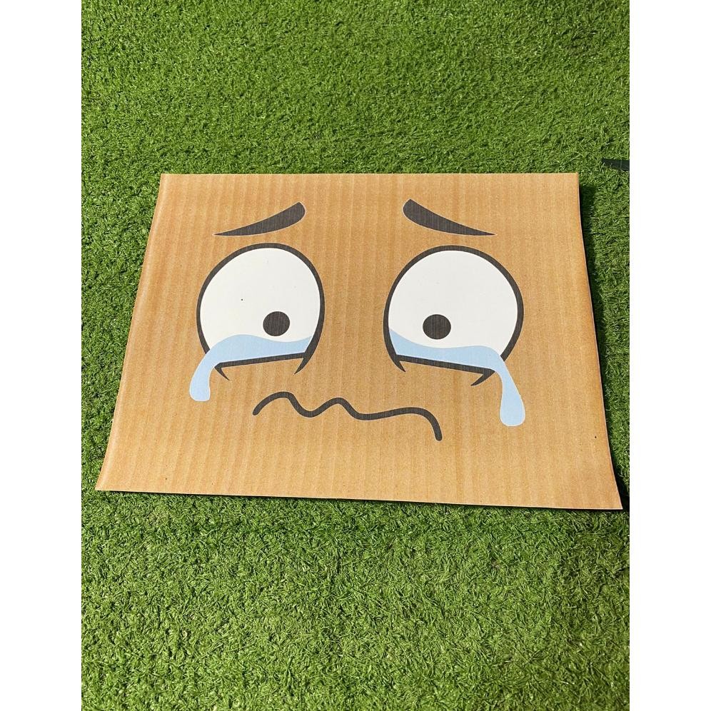 

ad-77 Stiker kepala kardus ganteng 1 set 4 pcs Sale