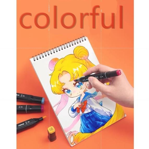 

To94 M&G Spidol Highlighter Double Tip Touch General Sketch Marker/Twin Marker Set l isi 30/40/60/80 Warna Viral