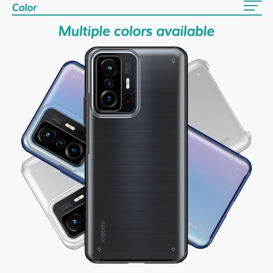 (PROMO) Case Xiaomi 11T/Xiaomi 11T Pro Hardcase WLONS ORIGINAL Matte Transparant Case