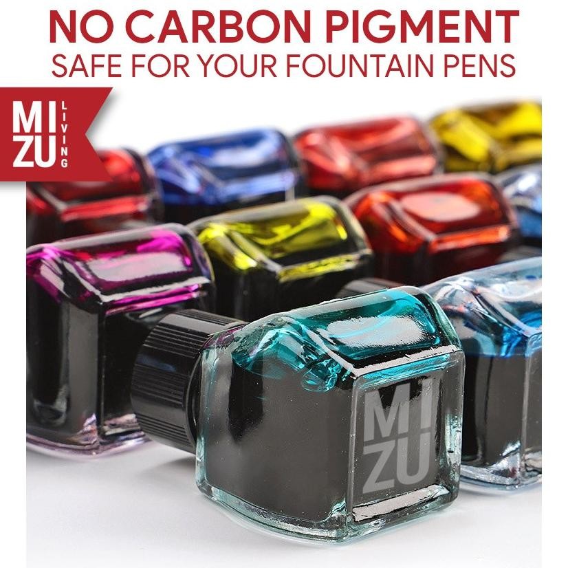 

er-79 MIZU HYL 16 Colours Fountain Pen Ink 30ML Tinta Fountain Pen Warna-Warni Aman Untuk Pen Sale
