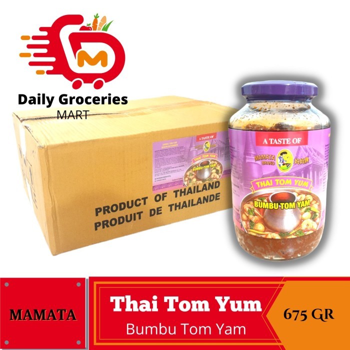

Sale Bumbu Tom Yam Mamata Thai Tom Yum Paste - Bumbu Tomyam Thailand 675Gr
