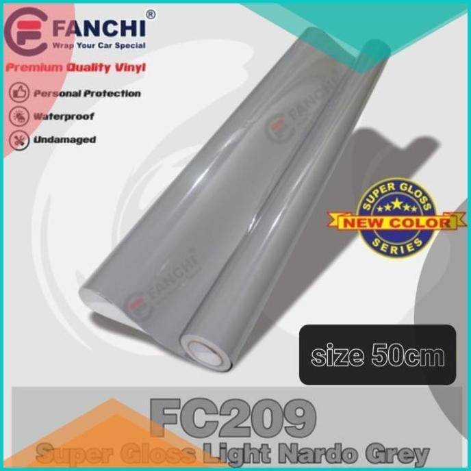 

50cm Sticker Fanchi FC209 Super Gloss Glossy Light Nardo Grey 50cm 14