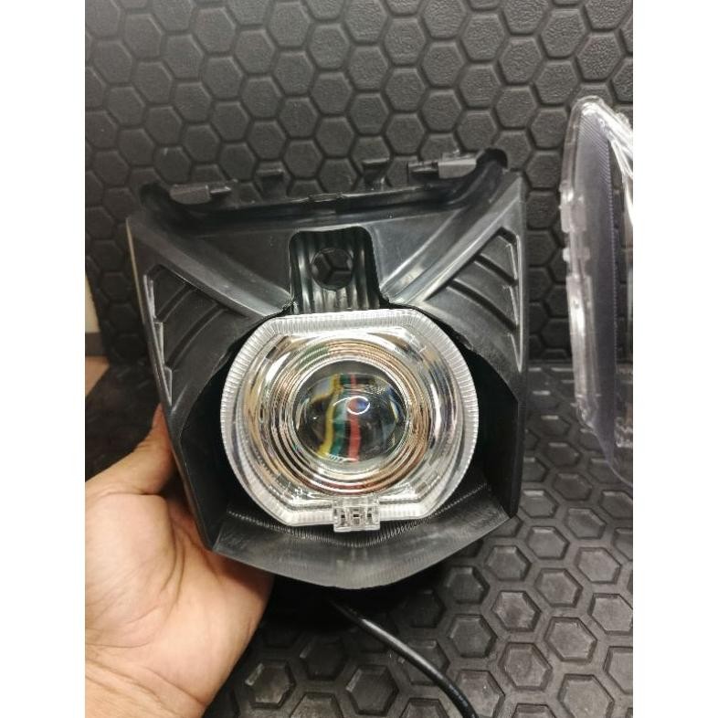 Diskon Reflektor Lampu Dean Beat Fi 2013-2015 Bahan Modif Biled Daymeker 4Lensa 2.5 4.5 Inc Rwet-23