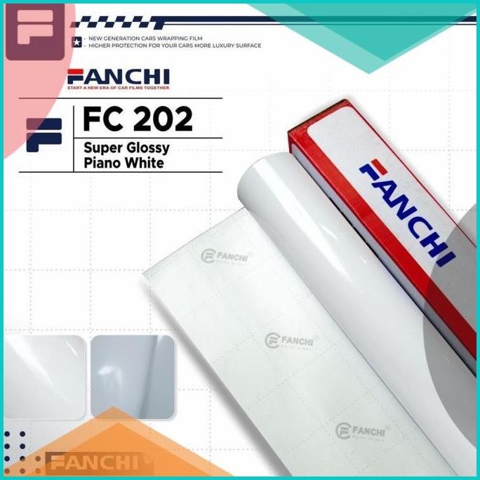 

Sticker Fanchi FC202 Putih Super Gloss Glossy Piano White Premium Wra
