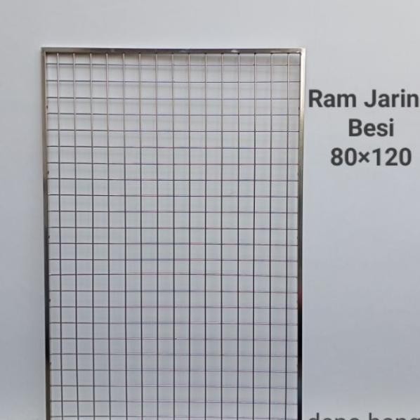 Rak Ram Mundo Jaring Besi 80*120 Plus Kaki berdiri