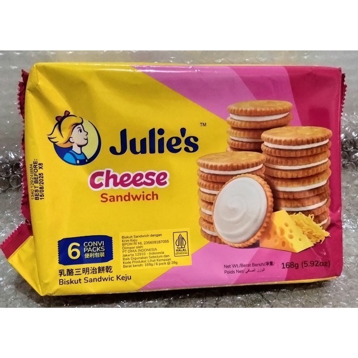 

Julie'S Cheese Sandwich (168G) Biskuit Krim Keju / Biscuits Malaysia