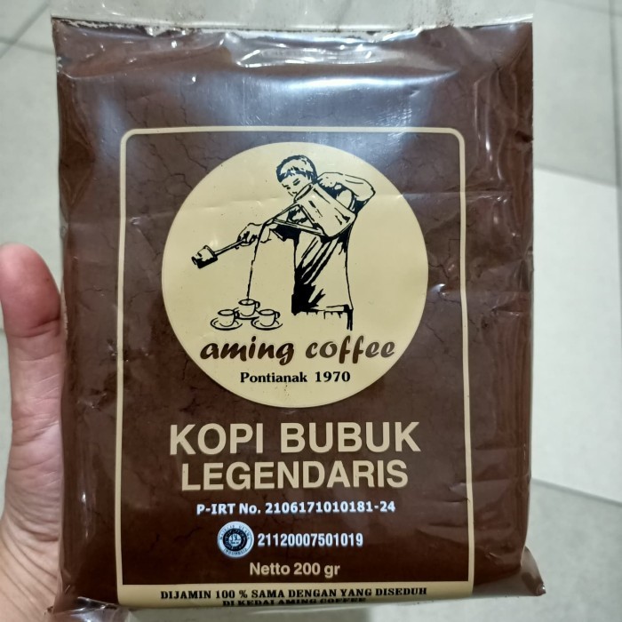 

Kopi Aming 200Gr (Kopi Legendaris Khas Pontianak, Kopi Bubuk Kemasan)