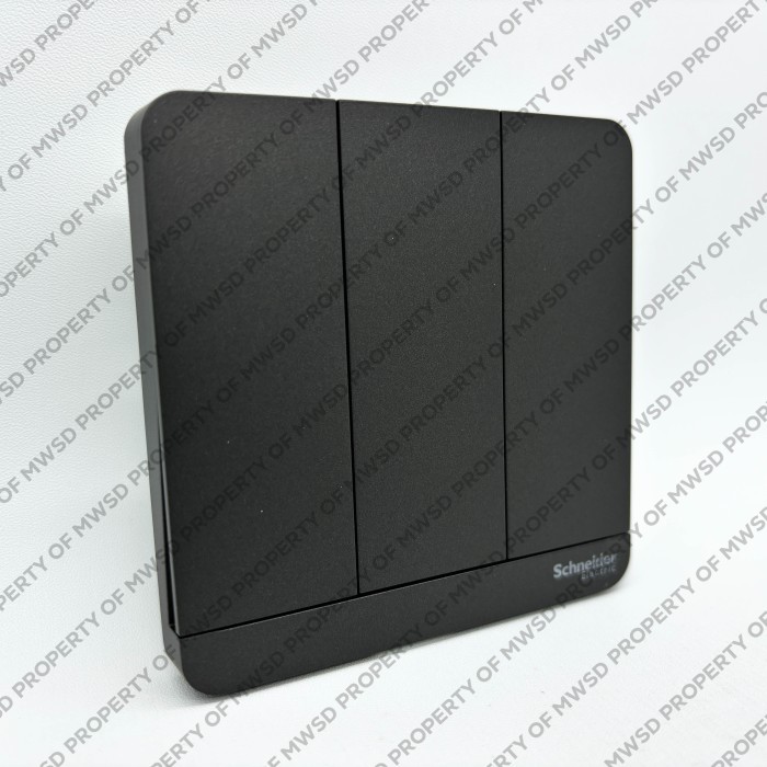 AVATARON SAKLAR  3 GANG  1 ARAH DARK GREY  E8333L1LED_DG_G3