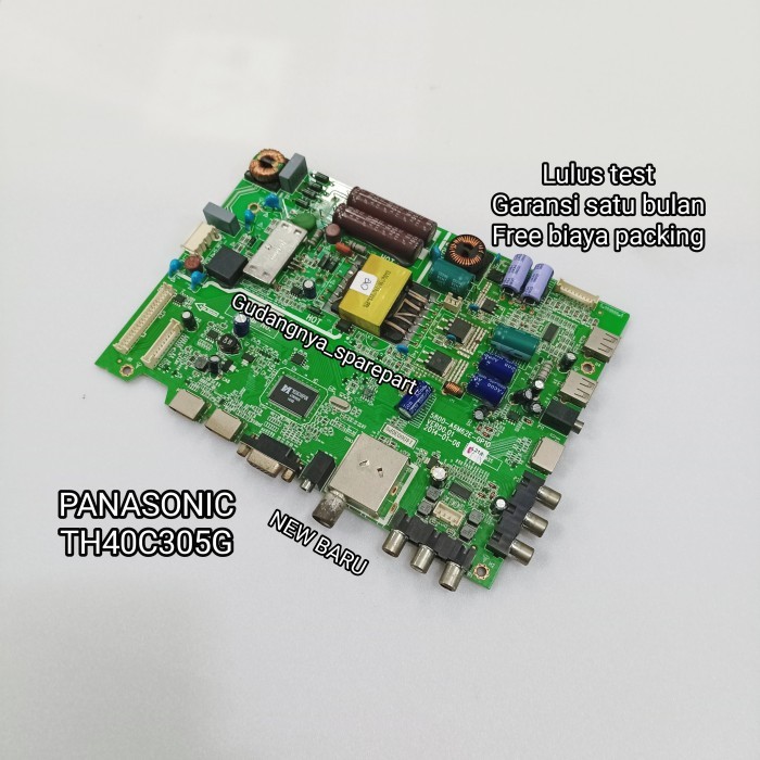 mainboard panasonic TH 40c305g mb th-40c305g mobo modul mesin tv board