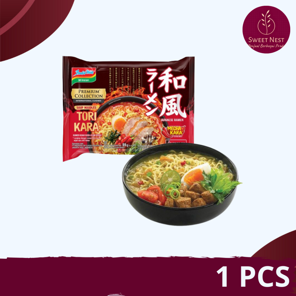 

Indomie Mie Instan Tori Kara Ramen Satuan - Grosir