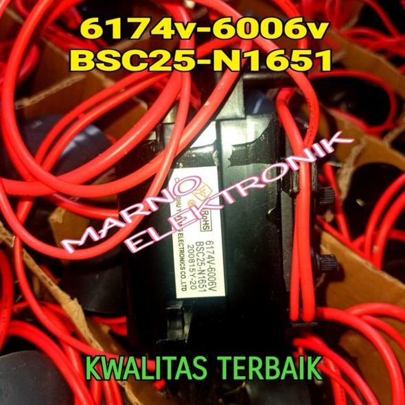 FBT FLYBACK TV LG 21 IN 617AV-6006V BSC25-N1651 PLYBACK 6174V 6006V BSC25 N1651