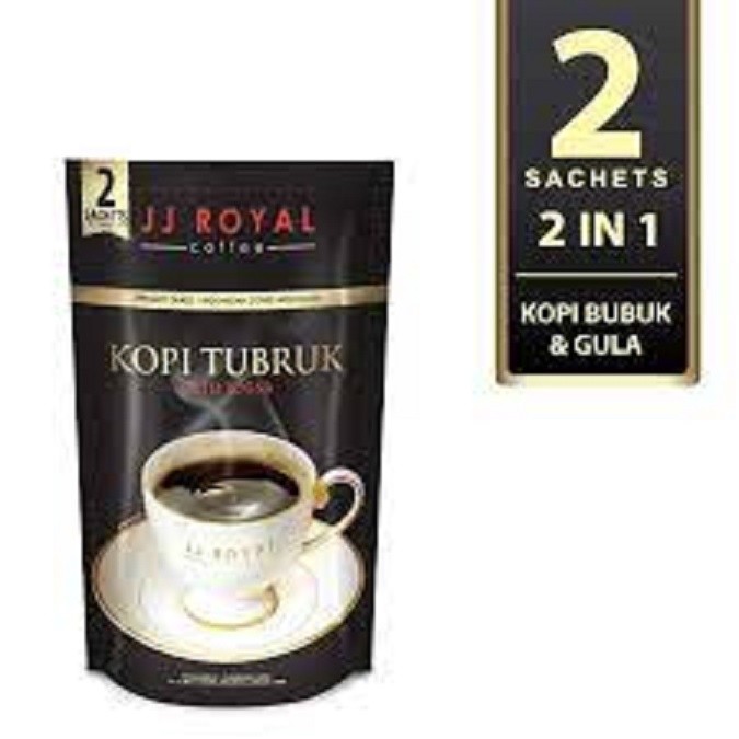 

JJ Royal Kopi Tubruk With Sugar Isi 2 Sachet