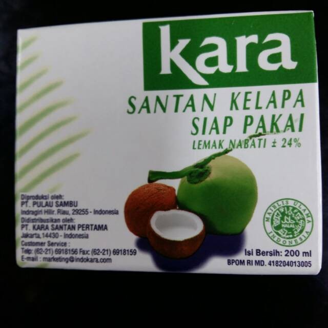 

Santan kara 200ml