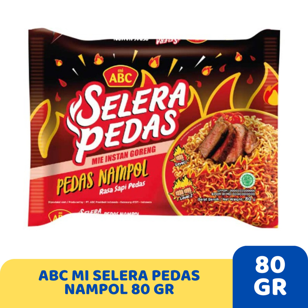

ABC MI SELERA PEDAS NAMPOL 80 GR