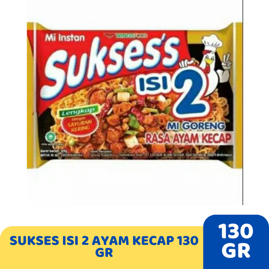 

SUKSES ISI 2 AYAM KECAP 130 GR