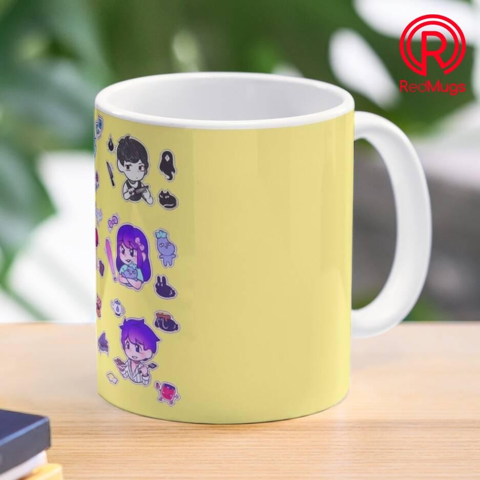 Mug Keramik Copy of Omori Tshirt - Omori Game Sticker - Omori