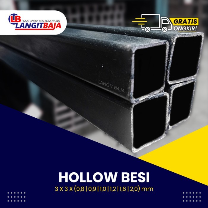 Hollow Besi 3 X 3 Baru