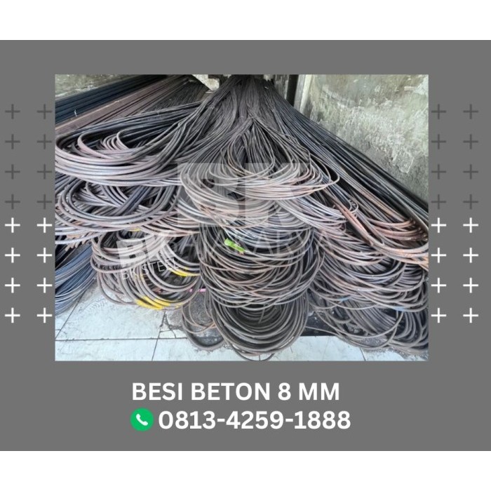 Besi Beton 8 Mm Polos Restock
