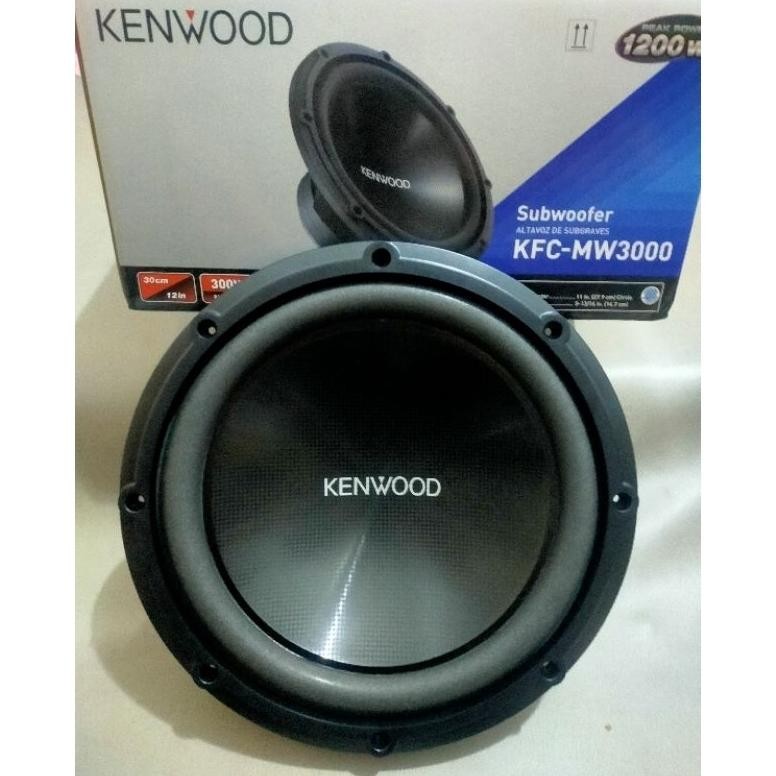 PALING OKK - SUBWOOFER12 INCH KENWOOD KFC-MW3000 DOUBLE MAGNET SUBWOFER MOBIL 12INCH KFC MW3000 MW 3