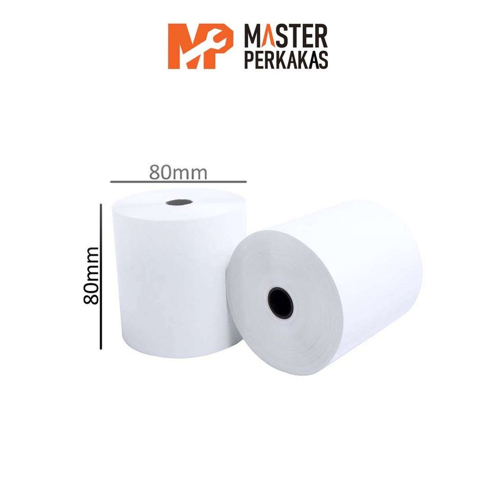

Kertas Struk Thermal 80x80 mm MP / Paper Kasir Rol Pos Printer Roll